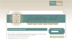 Desktop Screenshot of fieldstonehilldesign.com
